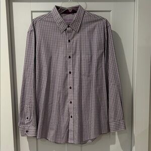 Men's Purple Checkered Shirt